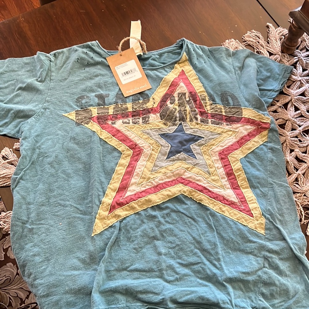 Magnolia Pearl Cotton Jersey Star Child T/shirt